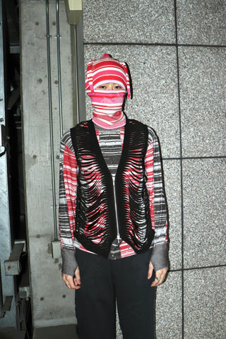 MASUの MULTI STRIPE BALACLAVAの(PINK)