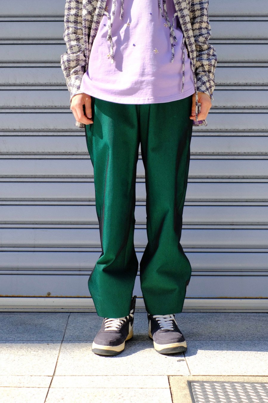 贅沢屋の SYU.HOMME/FEMM p4.org Layered pants skater pants skater