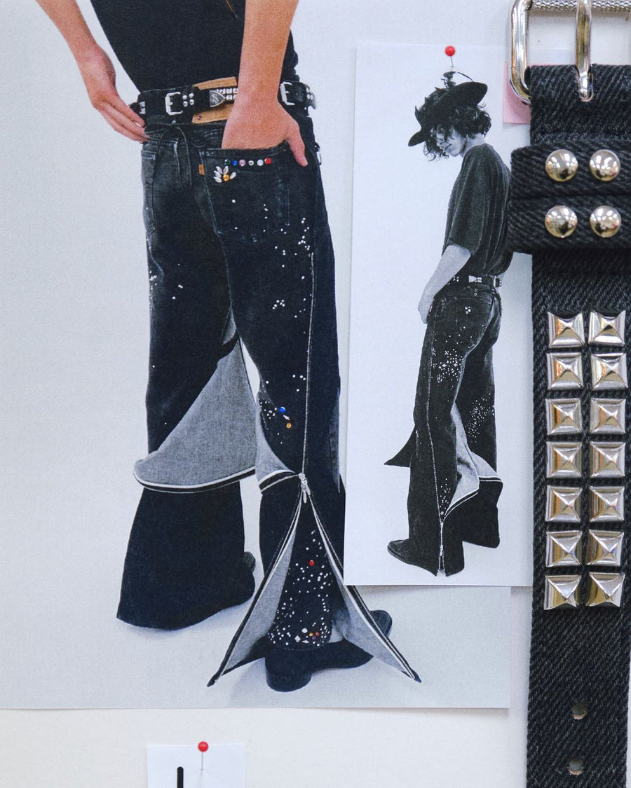 MASU(エムエーエスユー)のDENIM CHAPS BLACKの通販｜PALETTE art alive