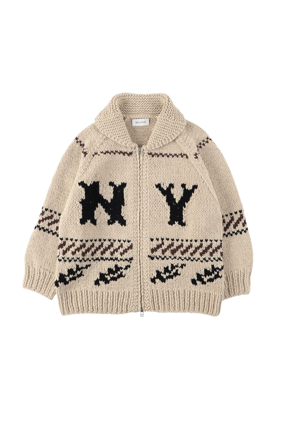 WIND AND SEA Cowichan Knit Outet BEIGE L - ニット/セーター
