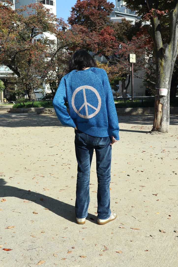 BED J.W. FORD(ベッドフォード)の別注Peace Symbol Glitter Knitの通販