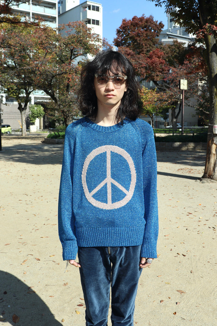 BED J.W. FORD(ベッドフォード)の別注Peace Symbol Glitter Knitの通販