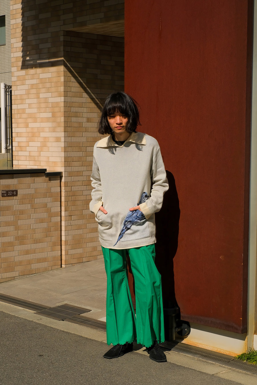 MASU SCALLOP FLARE PANTS