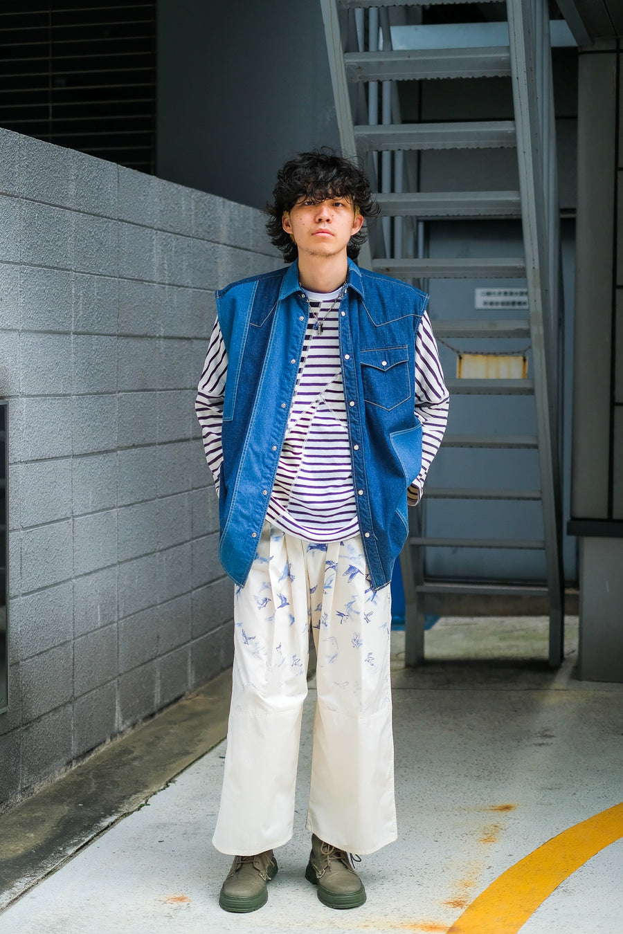 YUKI HASHIMOTO ユウキハシモト デニム 23SS ダメージデニム-