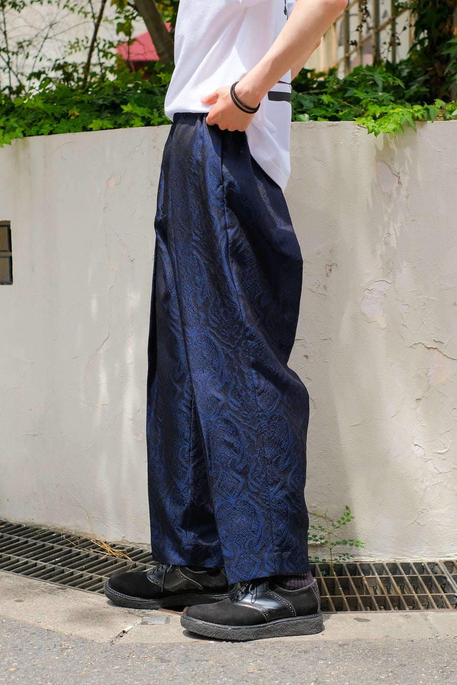 TOGA VIRILIS ∬Marble Pattern Easy Slacks-