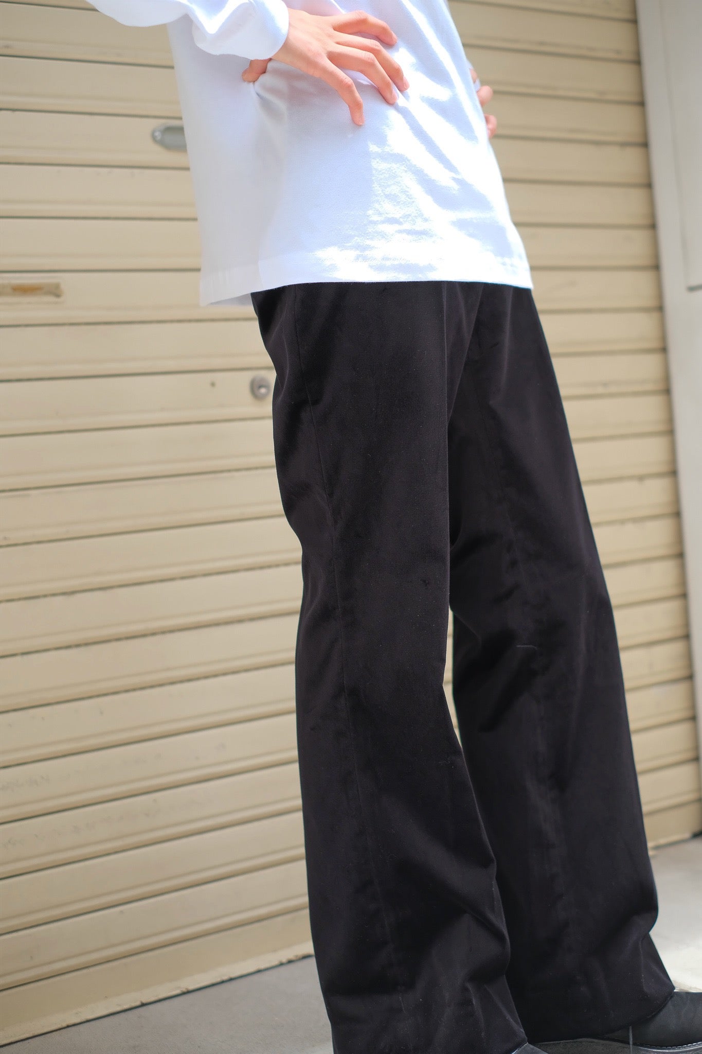 19aw toga virilis velvet print pants studio4.co.jp