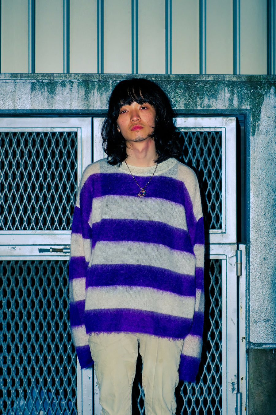 感謝報恩 LITTLEBIG Mohair Knit(Blue) | elektrosako.cz