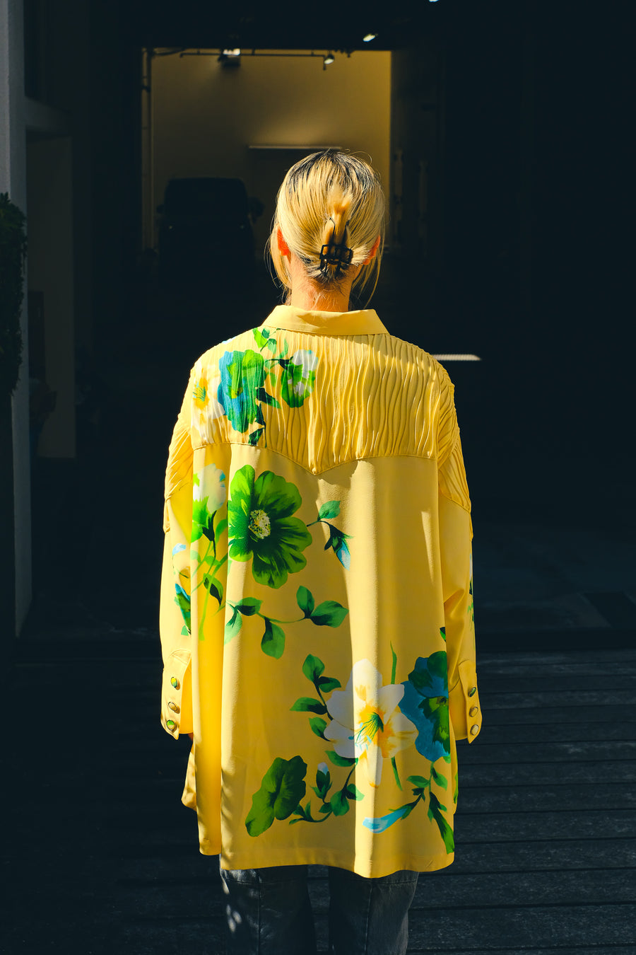 BELPERベルパー FLOWER SHIRT JACKET（YELLOW） linkbits.online