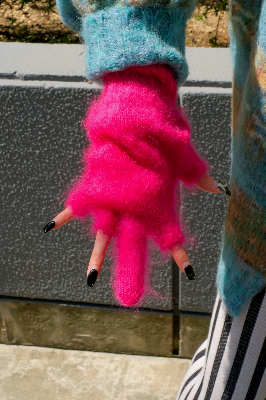 COGNOMEN(コグノーメン)のFUCK MOHAIR GLOVES PINKの通販｜PALETTE art