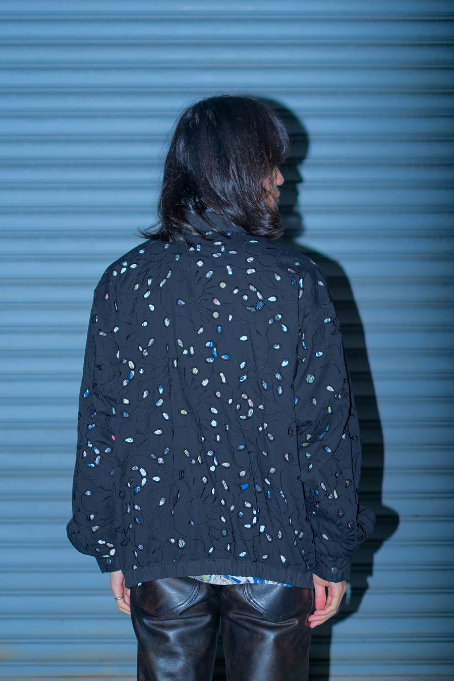 TOGA VIRILIS Embroidery lace blouson | escudea.com