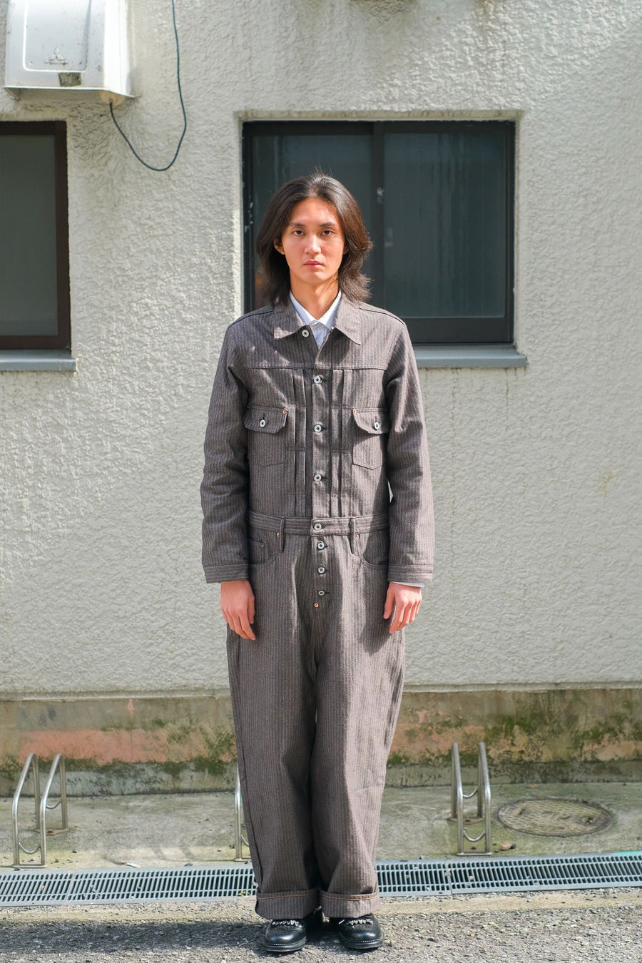 取寄商品 【SUGARHILL/シュガーヒル】SELAVGE DENIM JUMPSUIT - 通販