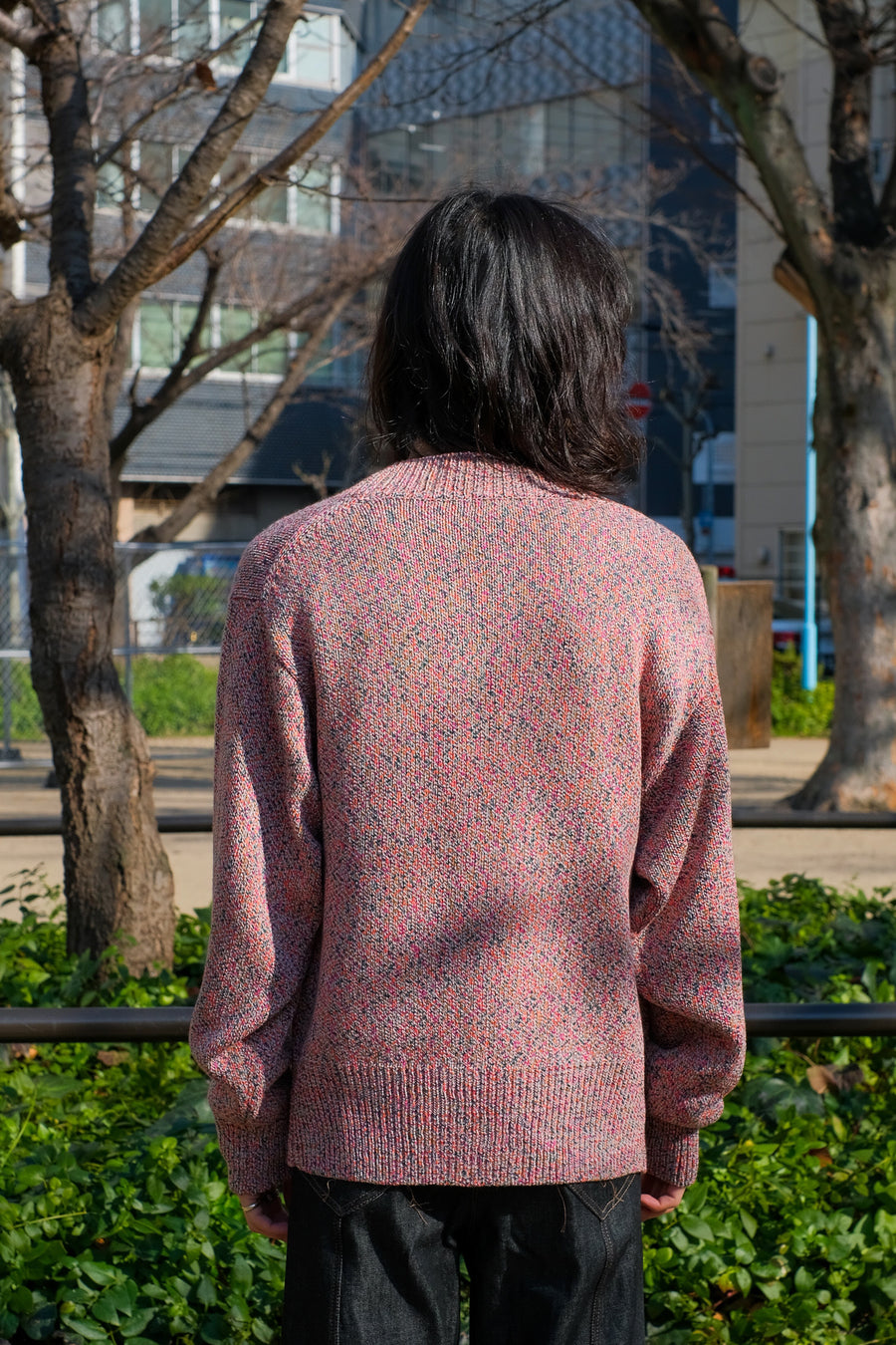 海外輸入】 MASU MELANGE LOOSE CARDIGAN(JUICY PINK) - メルカリ