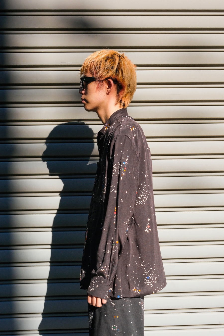 MASU ZIP-UP GALAXY SILK SHIRT(BLACK) 特価商品 19200円引き www