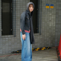 MASU(エムエーエスユー)のFADED BAGGY FIT JEANS INDIGOの通販