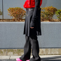 MASU 23SS PLEATS SKIRT BLACK プリーツスカート 46 flowstar.com