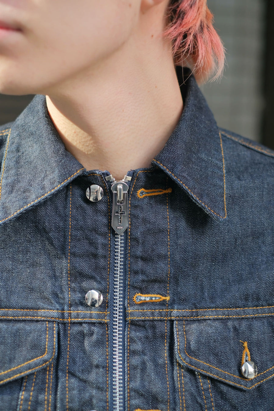 MASU DENIM TRUCKER JACKET INDIGO | www.psychologiesport.fr