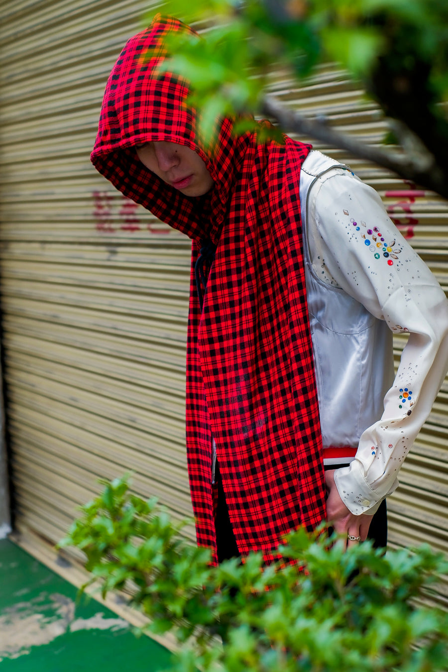 MASU ストール PLAID HOOD SCARF 超歓迎された www.shelburnefalls.com