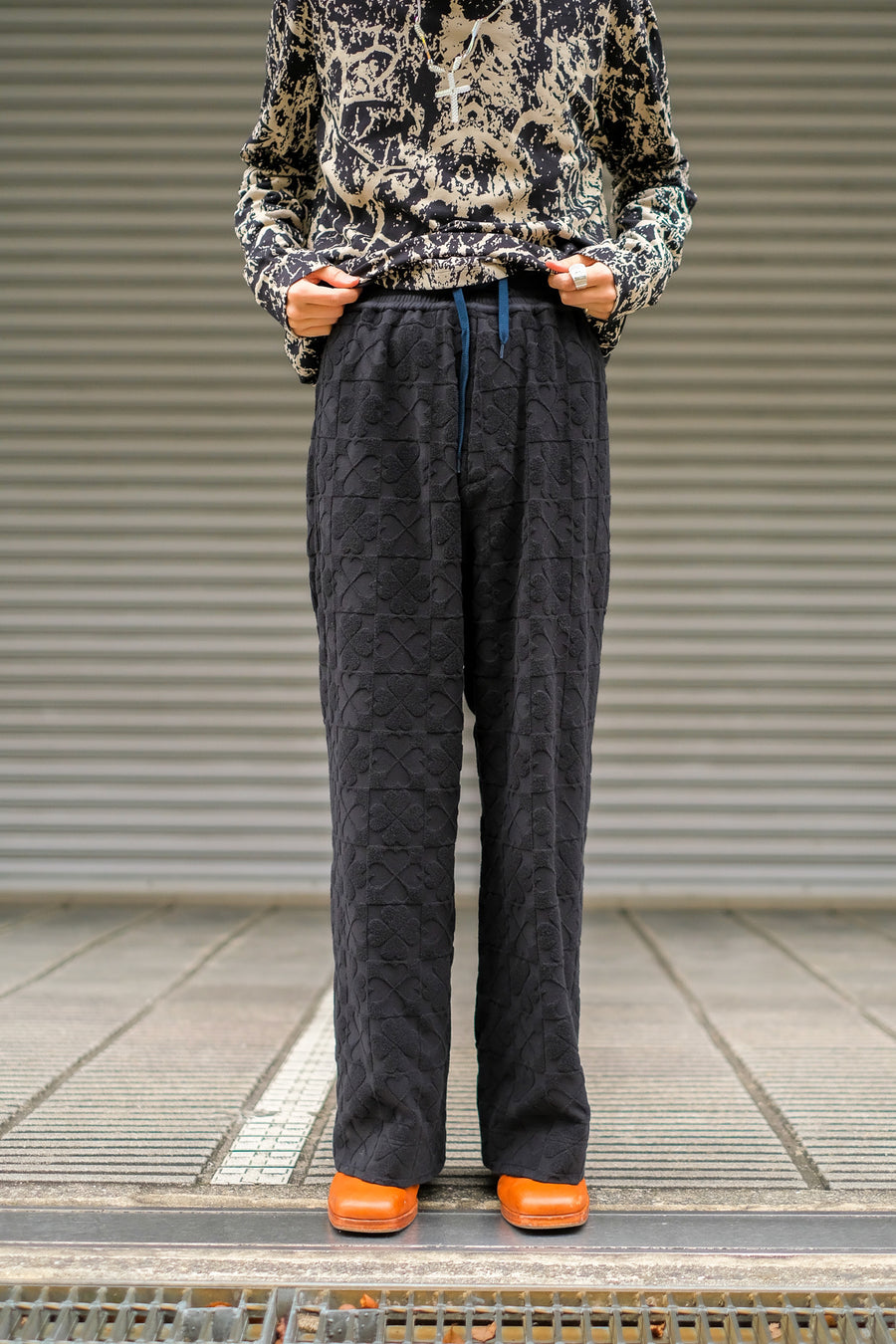 22ss MASU CLOVER PILE EASY PANTS | gulatilaw.com