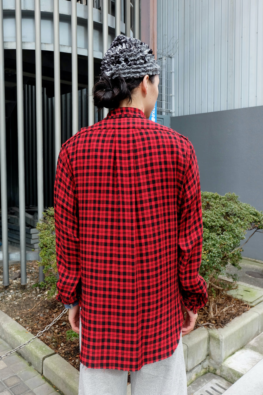 MASU(エムエーエスユー)のGRUNGE PLAID SHIRT REDの通販｜PALETTE art