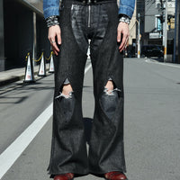 MASU(エムエーエスユー)のDENIM CHAPS BLACKの通販｜PALETTE art alive