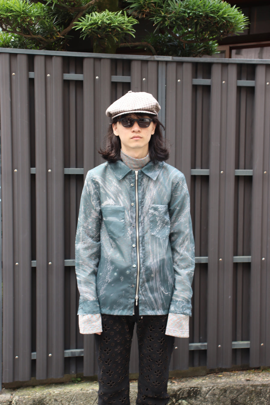 2022年最新版☆高級感溢れる MASU ZIP-UP MARBLE BANDANA SHIRT - 通販