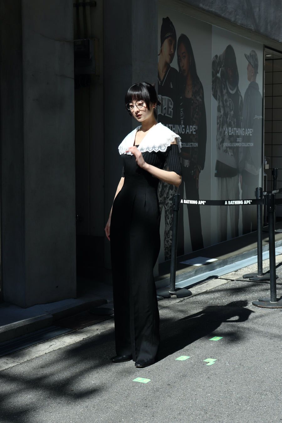 FETICO(フェティコ)のEMBROIDERY COLLAR JUMPSUIT(ジャンプスーツ)の