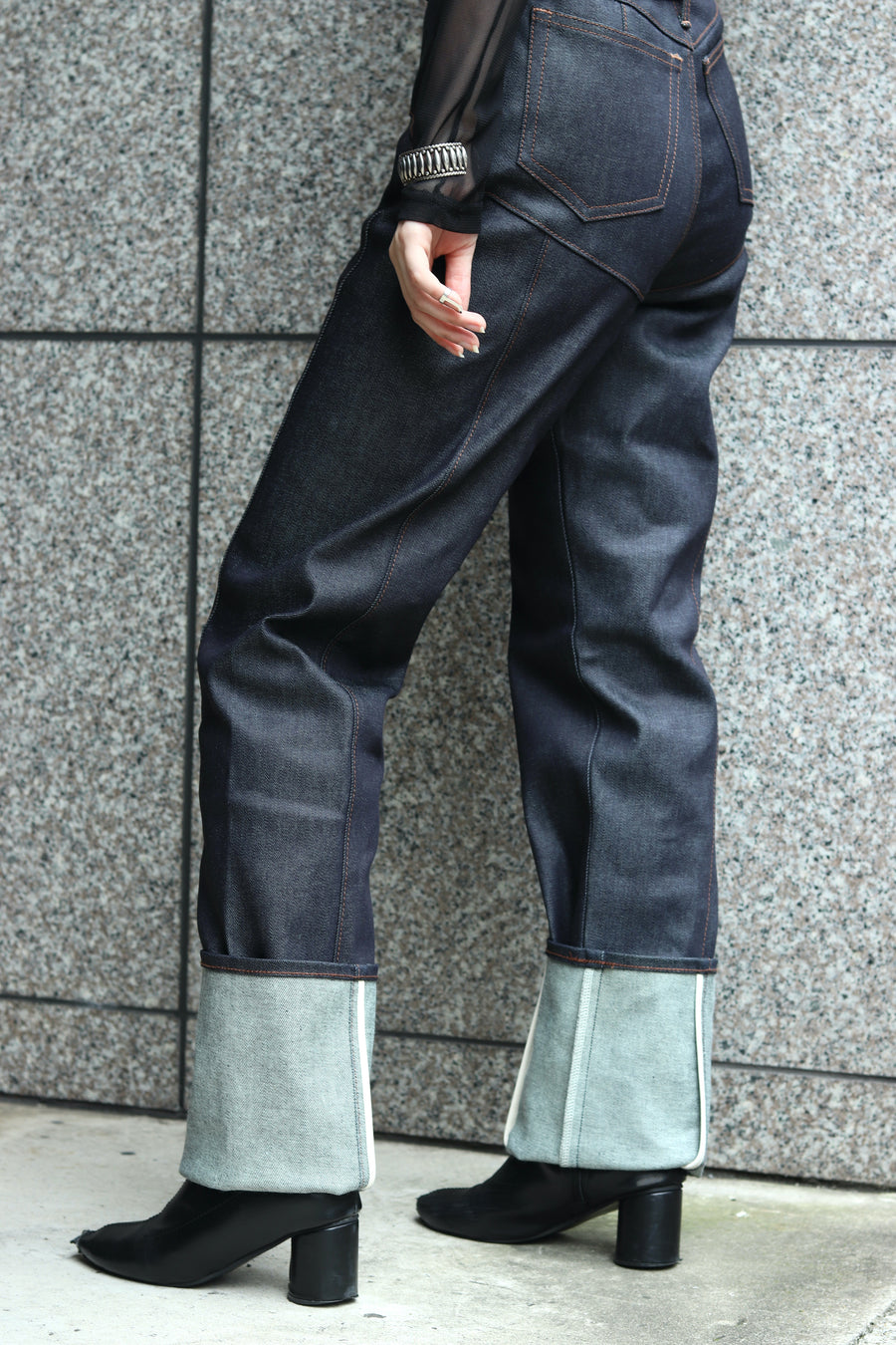 スマートスクラブス 専用FETICO 12OZ HIGH-RISE COATING JEANS - 通販