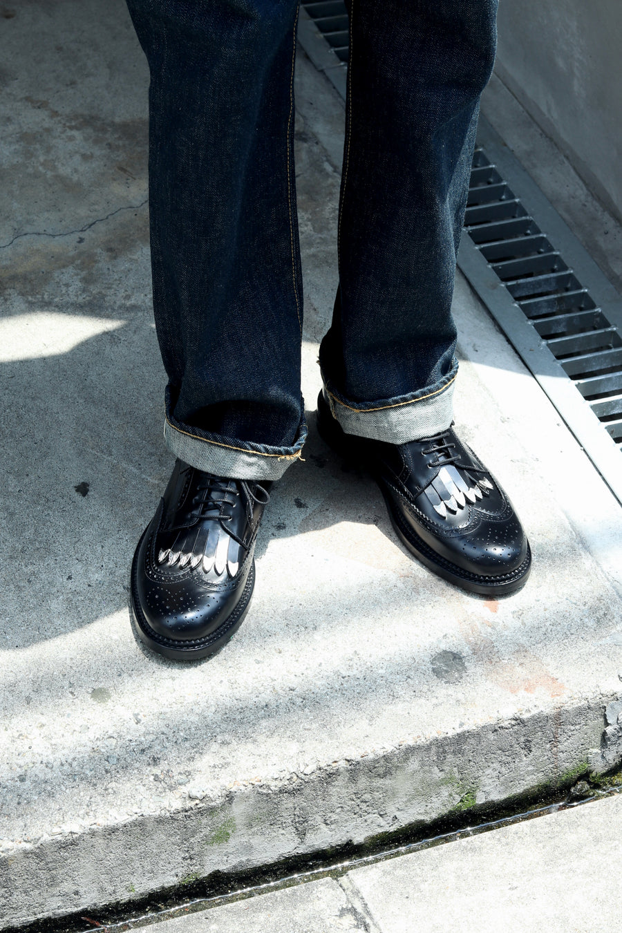 在庫限り Toga Virilis Black Polido Loafers Loafers Polido トーガ