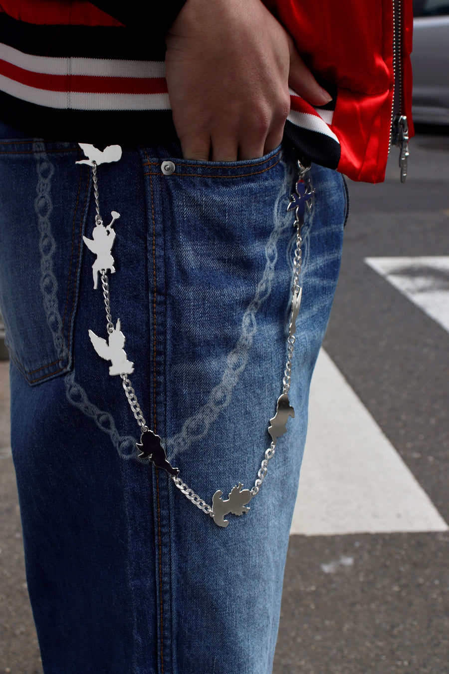 大人気商品 MASU 23SS ANGEL WALLET CHAIN(SILVER) - 通販 - www