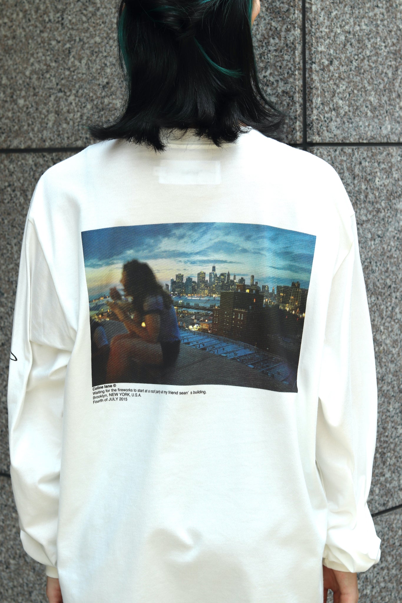 JOHN MASON SMITH×COLINE LANE のMY SON & WAITING FOR FIRE WORKS L/S TEEの写真
