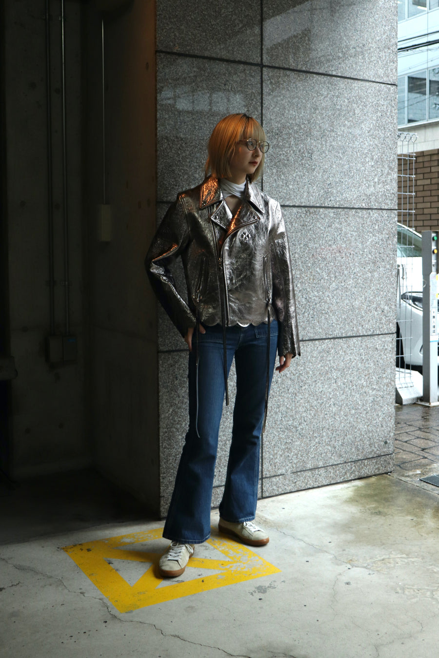 MASU SCALLOP LEATHER JACKET 22SS | ochge.org