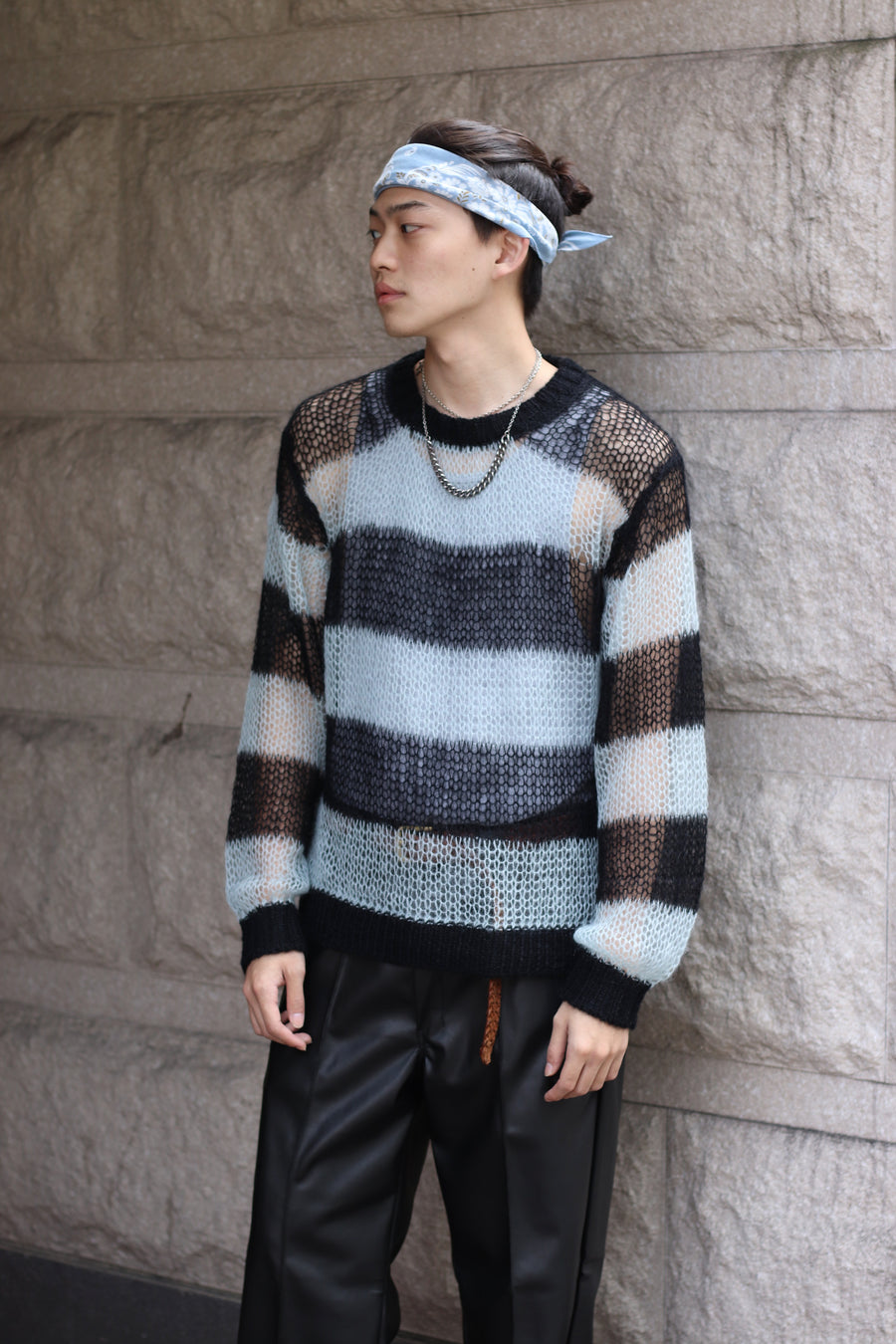 在庫限り STRIPE 美品 ネイビー sugarhill sugarhill COTTON STRIPE