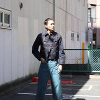 SUGARHILL(シュガーヒル)のCORDUROY DOUBLE KNEE DENIM PANTS BLUEの