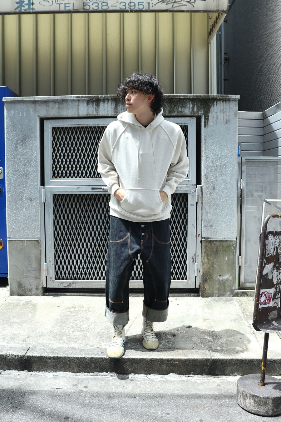 SUGARHILL(シュガーヒル)のRAW EDGE HOODIE HEATHER WHITEの通販