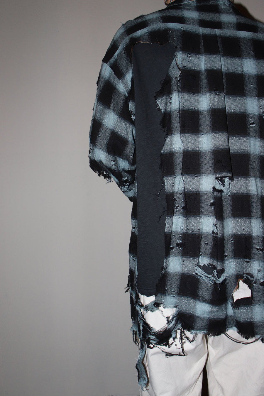 SUGARHILL(シュガーヒル)のBURNT OMBRE PLAID BLOUSE TURQUOISEの通販