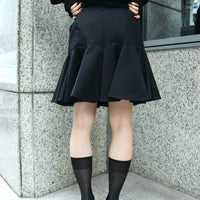 FETICO(フェティコ)のWOOL BARATHEA FRILLED MINI SKIRTの通販