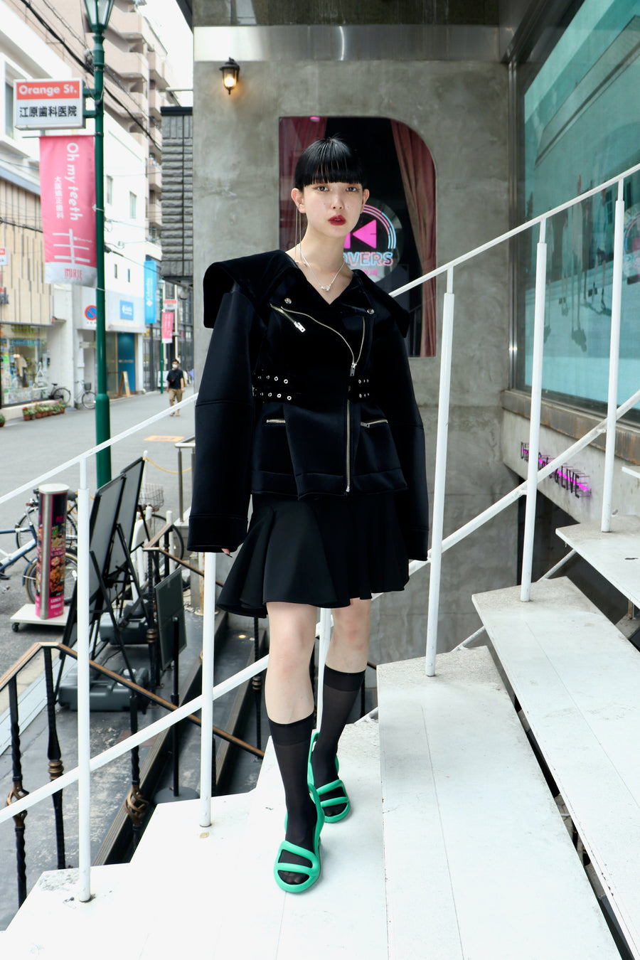 HOT特価 fetico WOOL BARATHEA FRILLED MINI SKIRTの通販 by