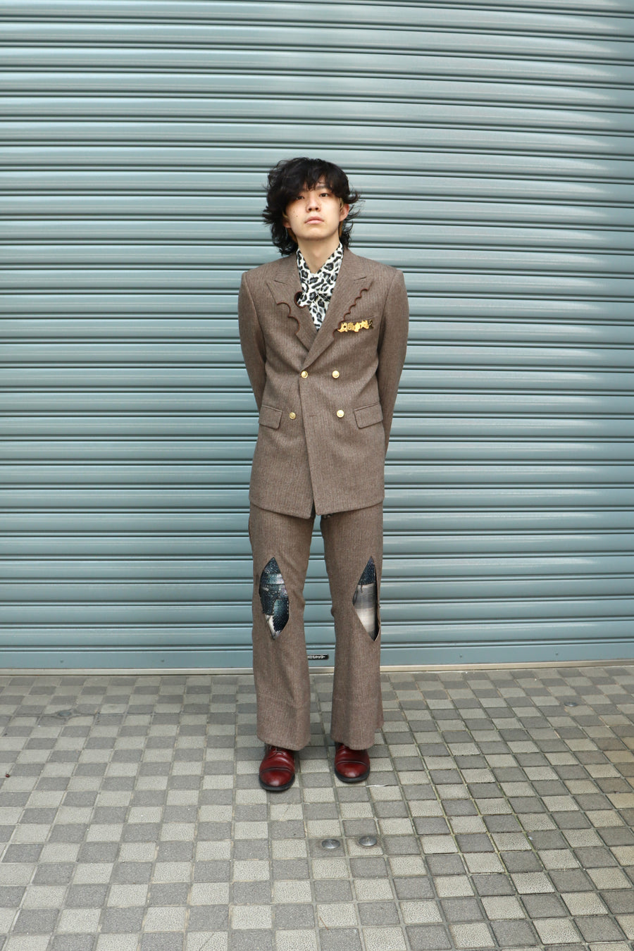 MASU 22AW TOWN CHAPS (MOCHA) | horsemoveis.com.br