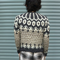 MASU(エムエーエスユー)のPOPCORN NORDIC SWEATER MOCHAの通販