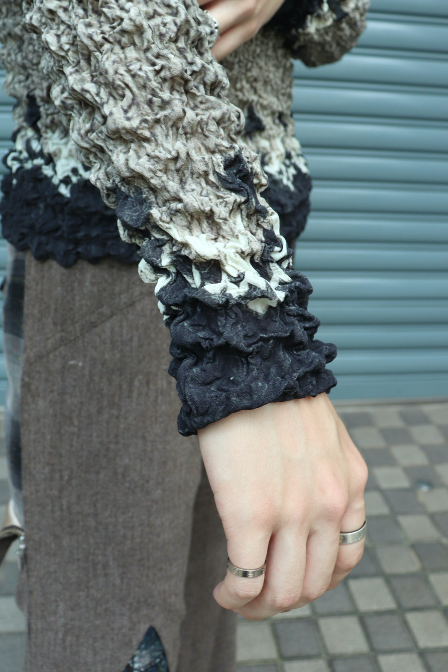 MASU(エムエーエスユー)のPOPCORN NORDIC SWEATER MOCHAの通販