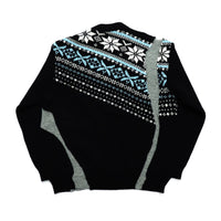 YUKI HASHIMOTO(ユウキハシモト)のPATCHWORK SKI JUMPER BLACKの通販