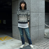 MASU(エムエーエスユー)のPOPCORN NORDIC SWEATER MOCHAの通販