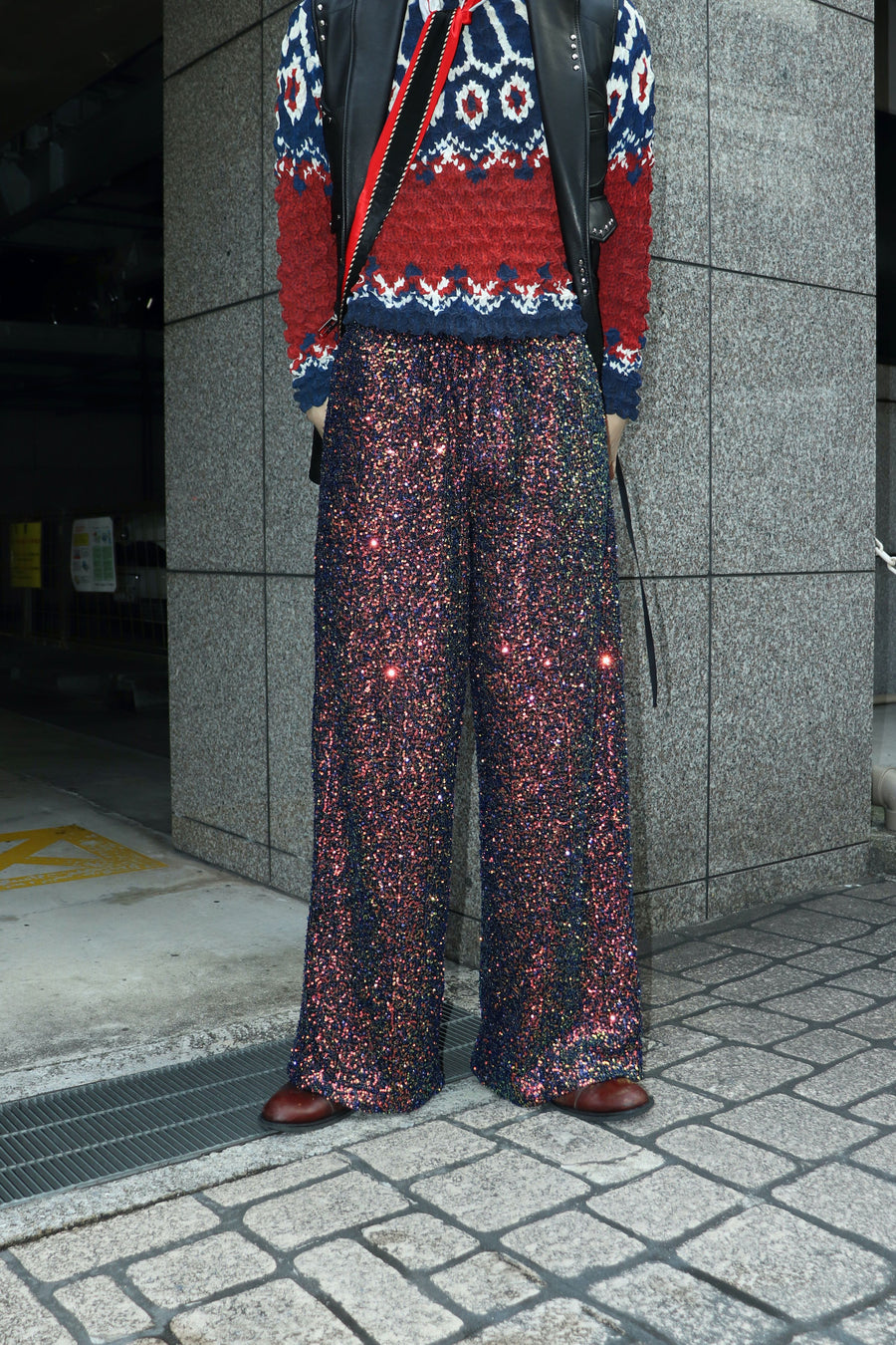 MASU 23ss DISCO BAGGY EASY PANTS 46 - パンツ