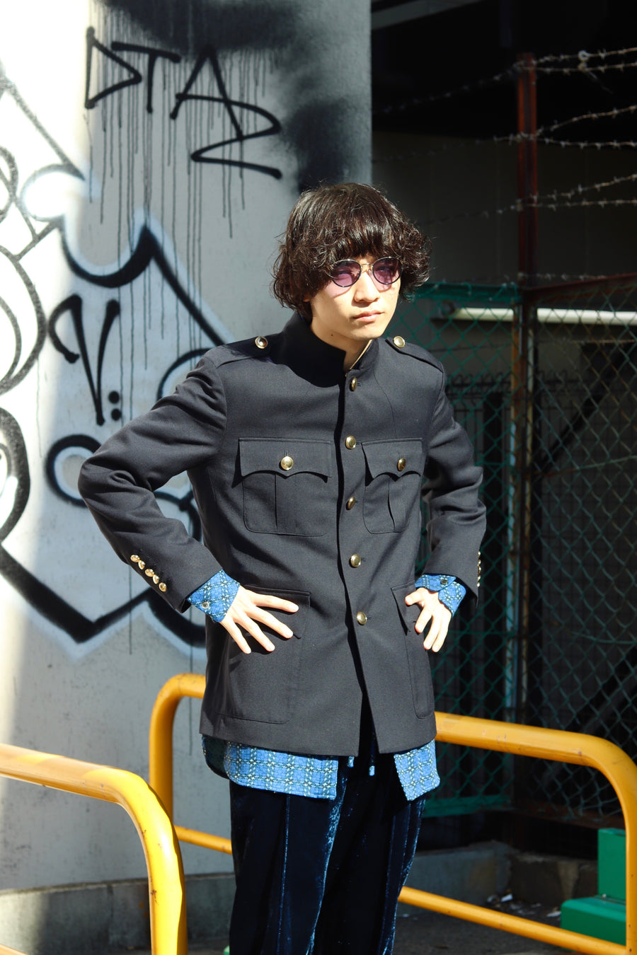 茄子紺 littlebig 20ss Safari Jacket | ochge.org