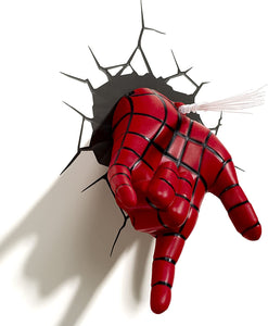 Ultimate Spider-Man 3D LED Light Spider-Man Hand Lampada da muro