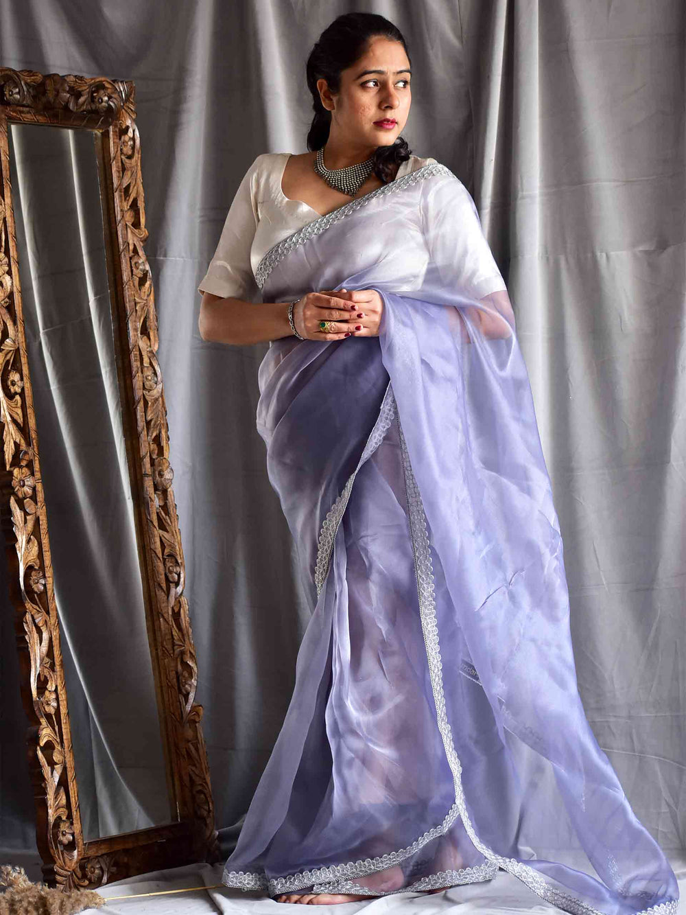 Modern Farewell Sarees Look | Saree designs, Saree, Half saree