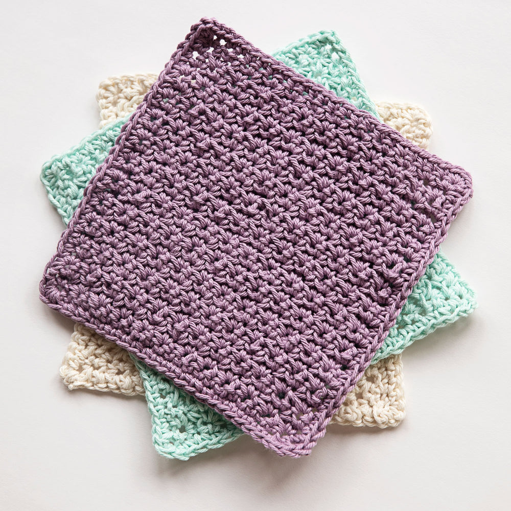 Modern Knit Dish Towel Pattern - Leelee Knits - Beginner Friendly