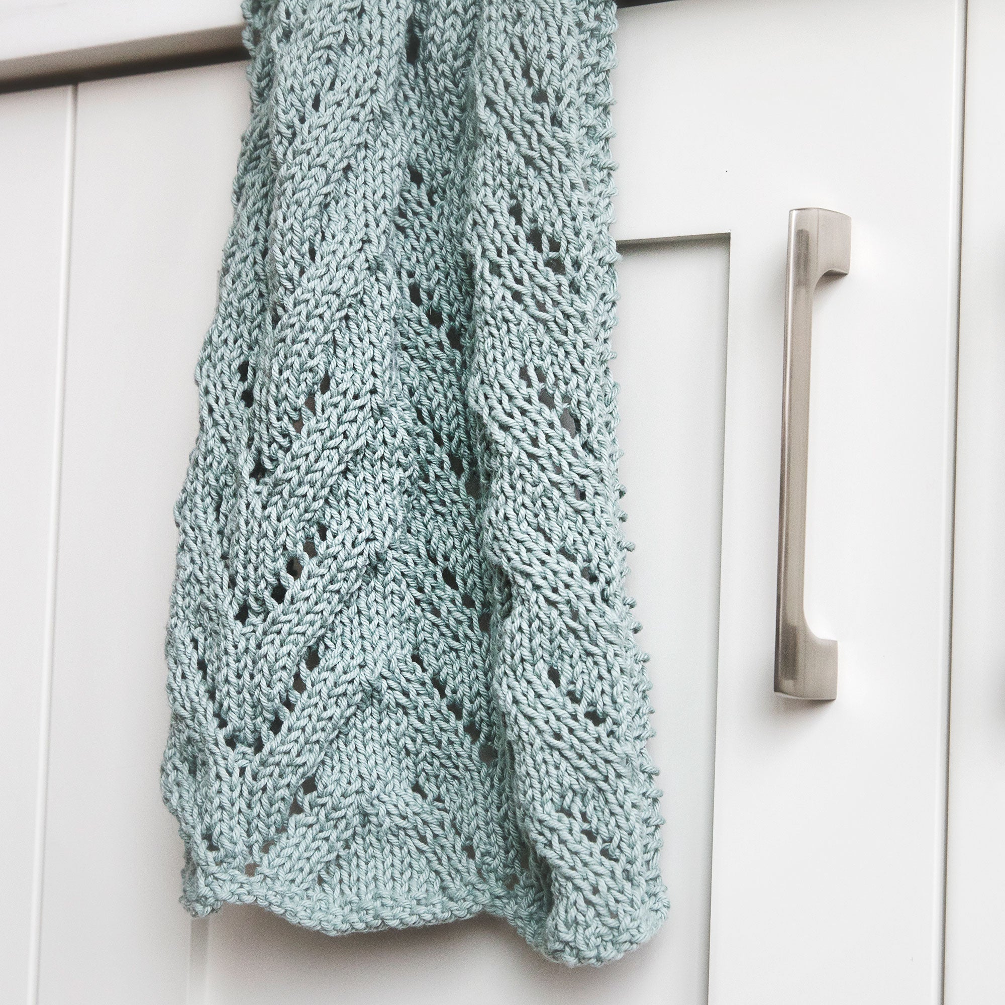 Modern Knit Dish Towel Pattern - Leelee Knits - Beginner Friendly