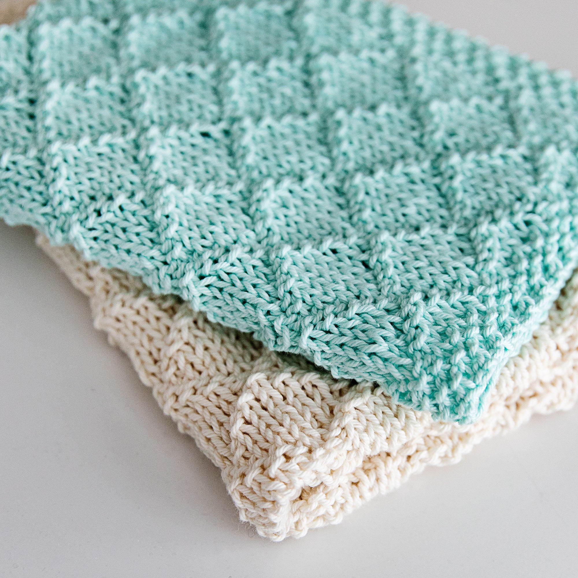 Modern Kitchen Dish Towel Knitting Pattern – Leelee Knits