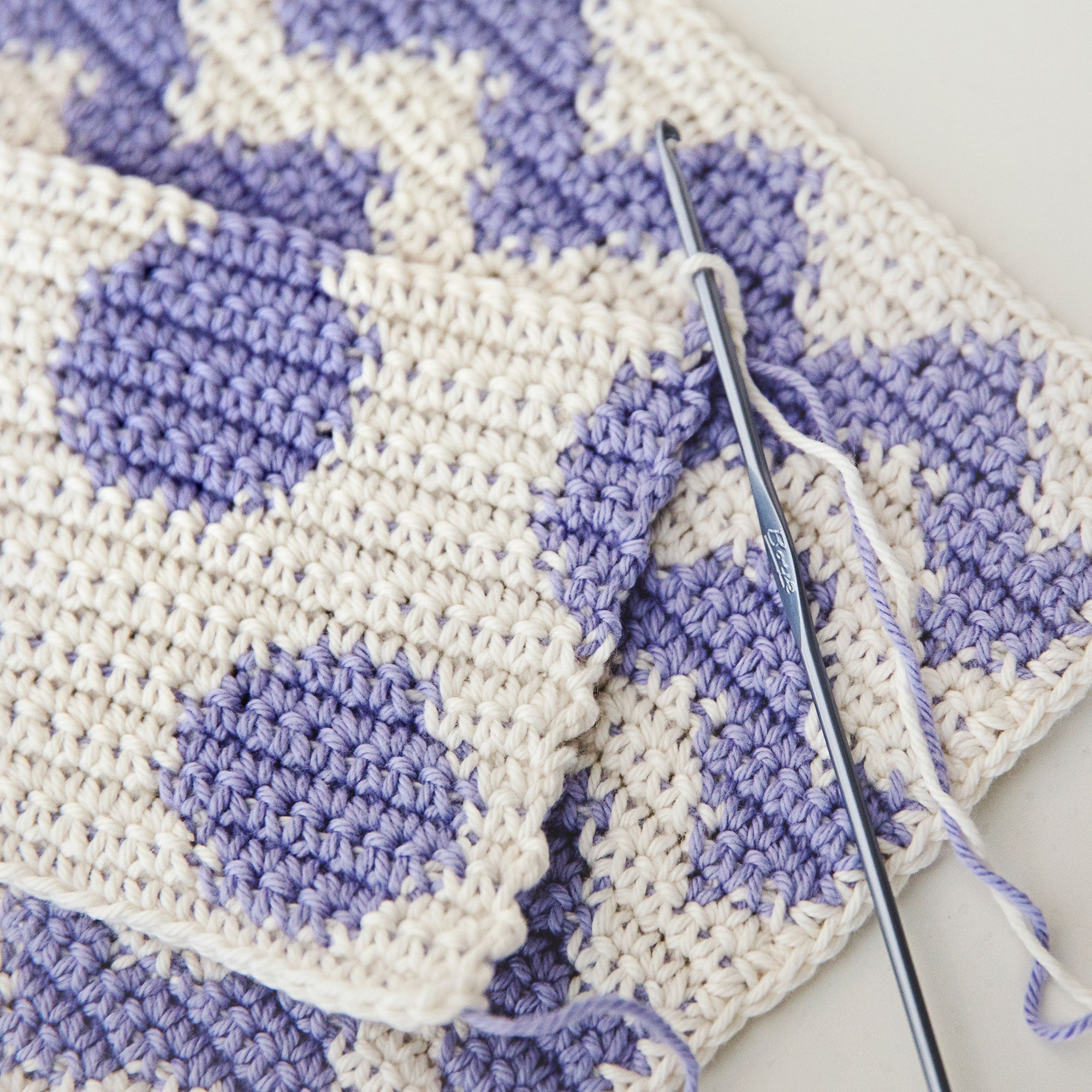 Simple Spring Crochet Cotton Dishcloths - Daisy Farm Crafts